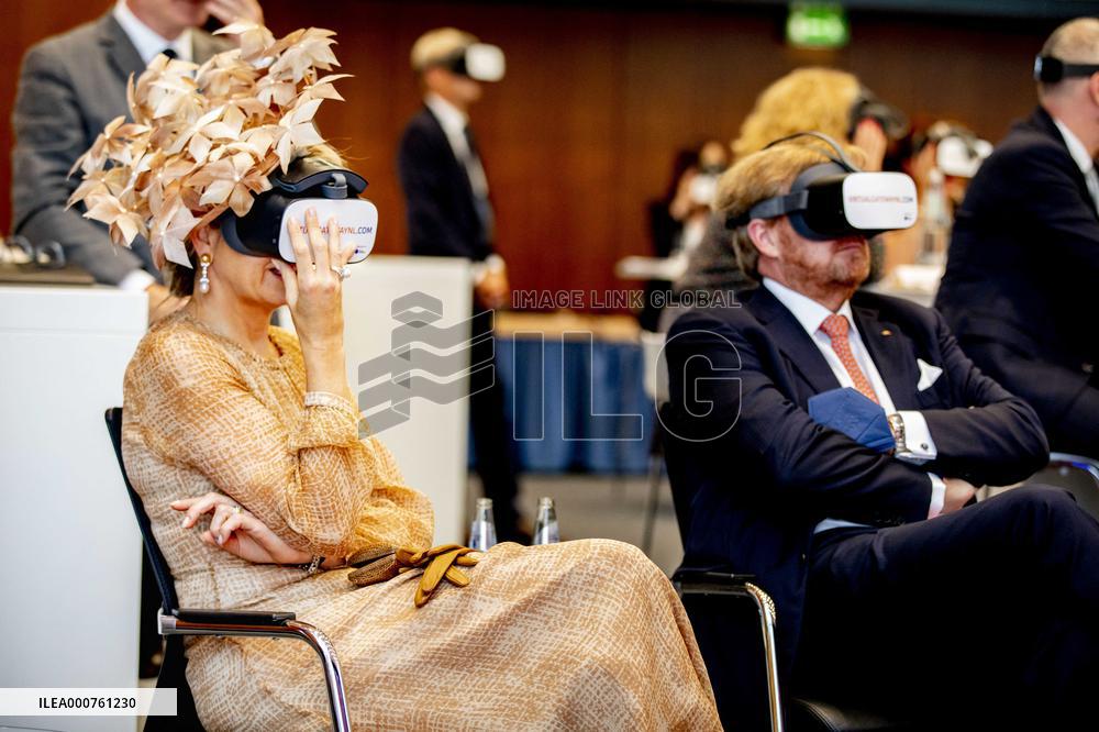 Dutch Royals Visit Dutch-German Hydrogen Sympisum - Berlin