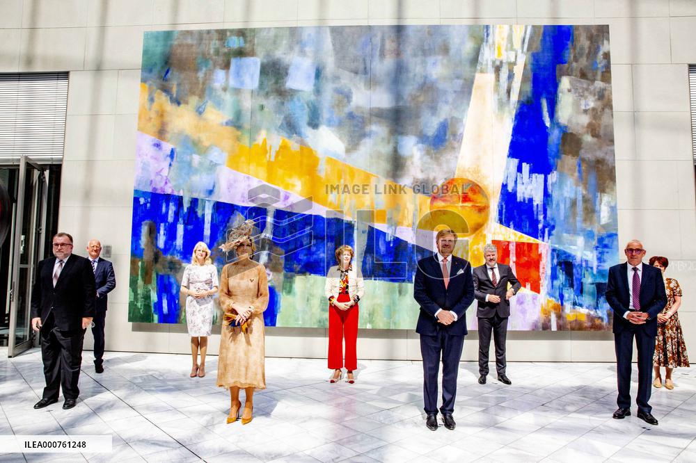 Dutch Royals Visit Dutch-German Hydrogen Sympisum - Berlin