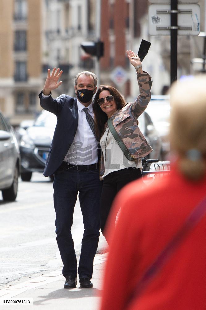 Meeting at Les Republicains headquarters - Paris