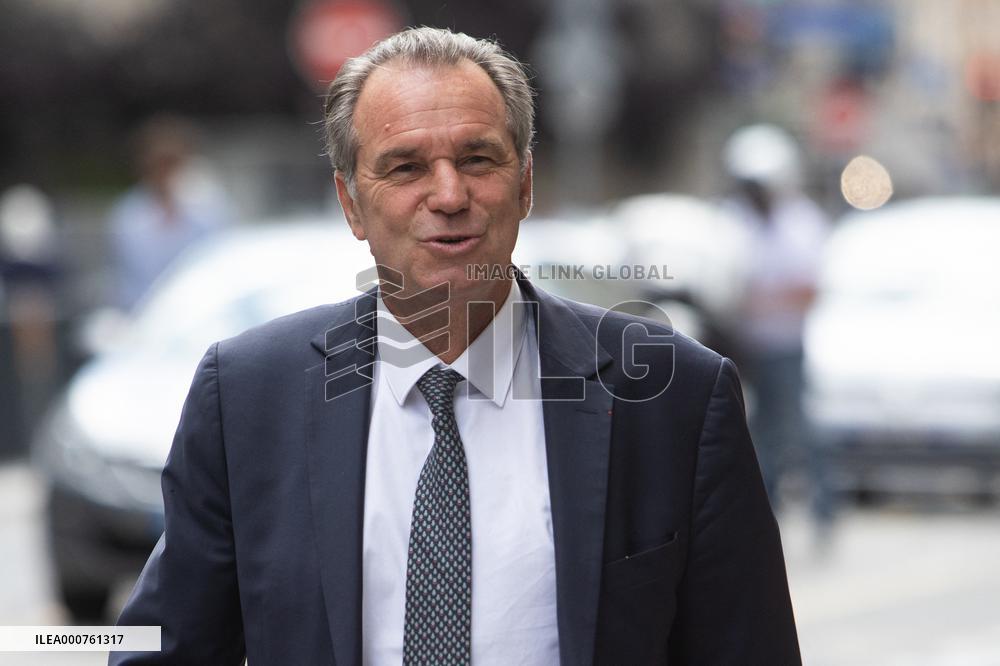 Meeting at Les Republicains headquarters - Paris