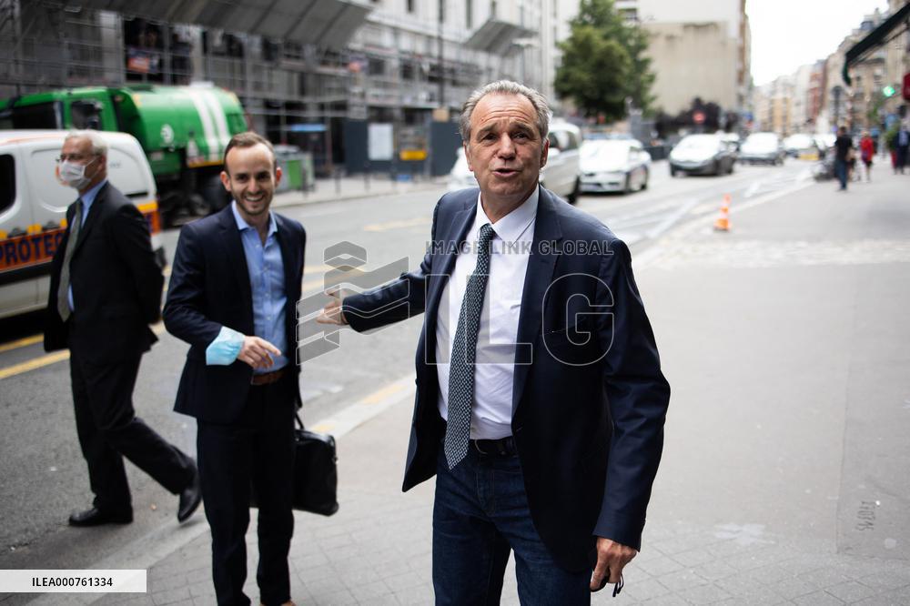 Meeting at Les Republicains headquarters - Paris