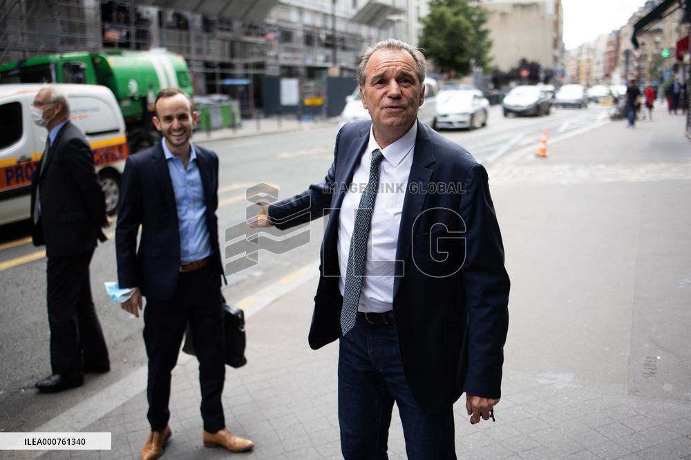 Meeting at Les Republicains headquarters - Paris
