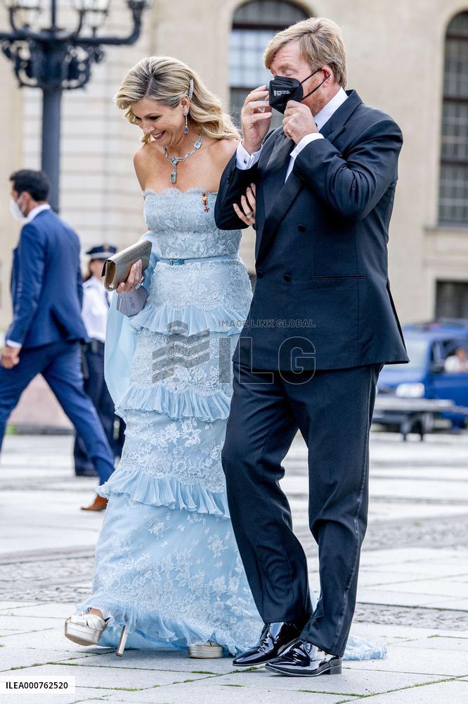 Royals At Counter Performance By Royal Concertgebouw Orchestra - Berlin