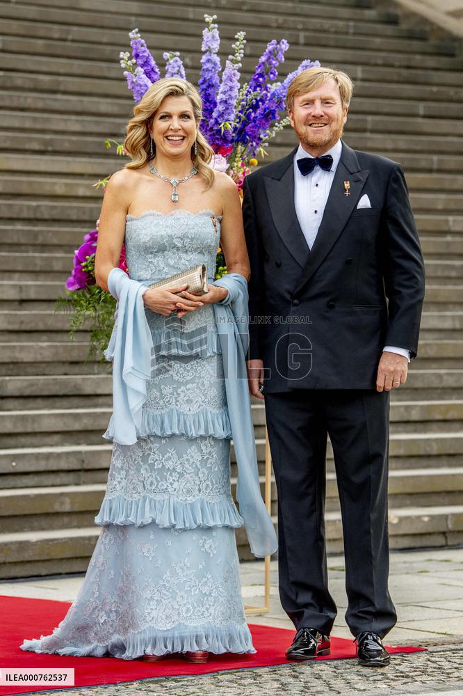 Royals At Counter Performance By Royal Concertgebouw Orchestra - Berlin