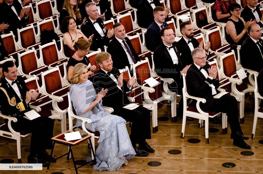 Royals At Counter Performance By Royal Concertgebouw Orchestra - Berlin