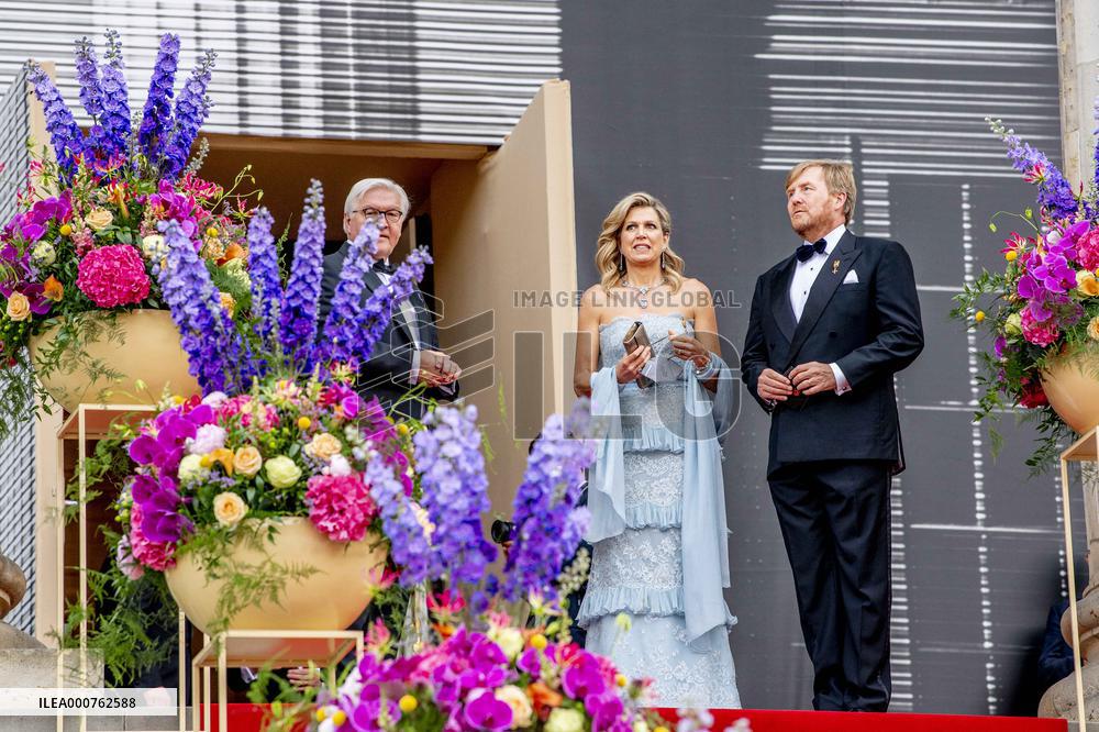 Royals At Counter Performance By Royal Concertgebouw Orchestra - Berlin