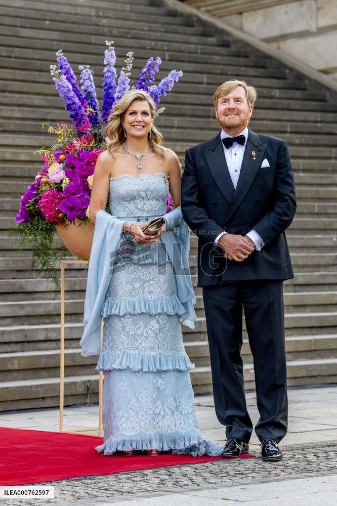 Royals At Counter Performance By Royal Concertgebouw Orchestra - Berlin