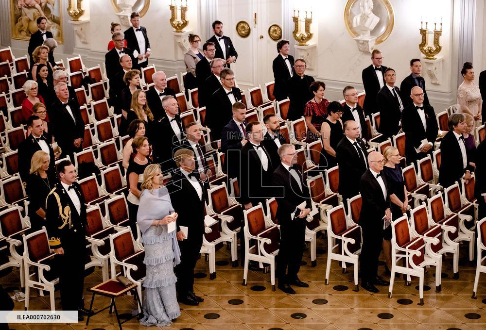 Royals At Counter Performance By Royal Concertgebouw Orchestra - Berlin