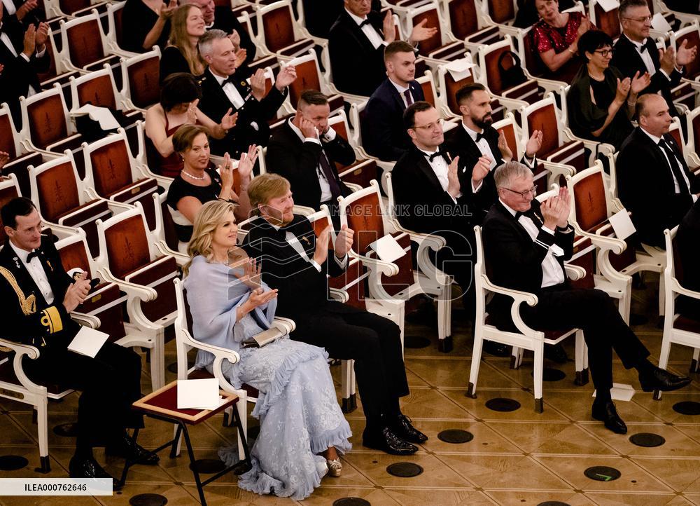 Royals At Counter Performance By Royal Concertgebouw Orchestra - Berlin