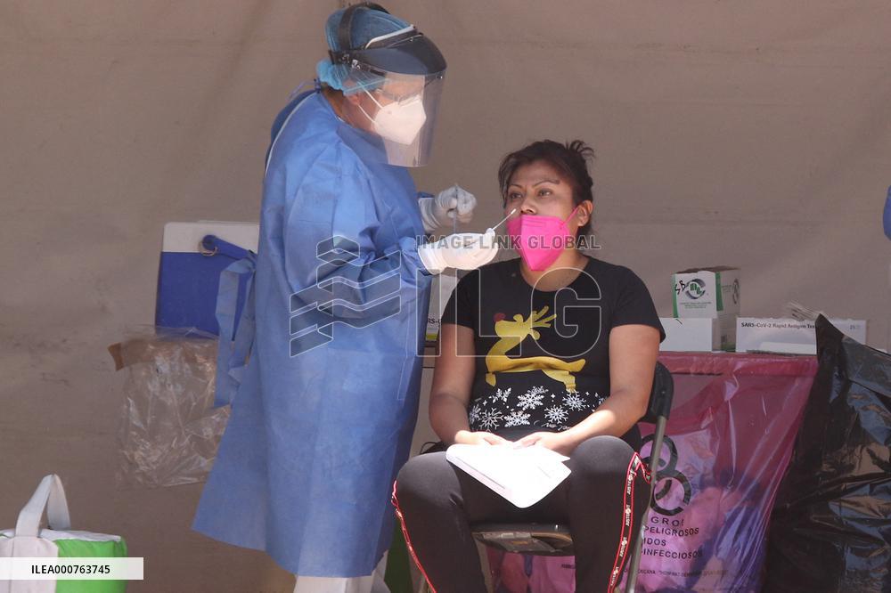 Covid-19 testing in Mexico City