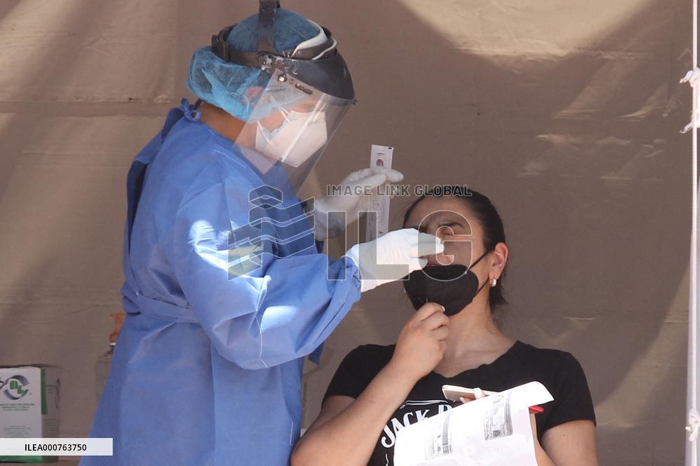 Covid-19 testing in Mexico City