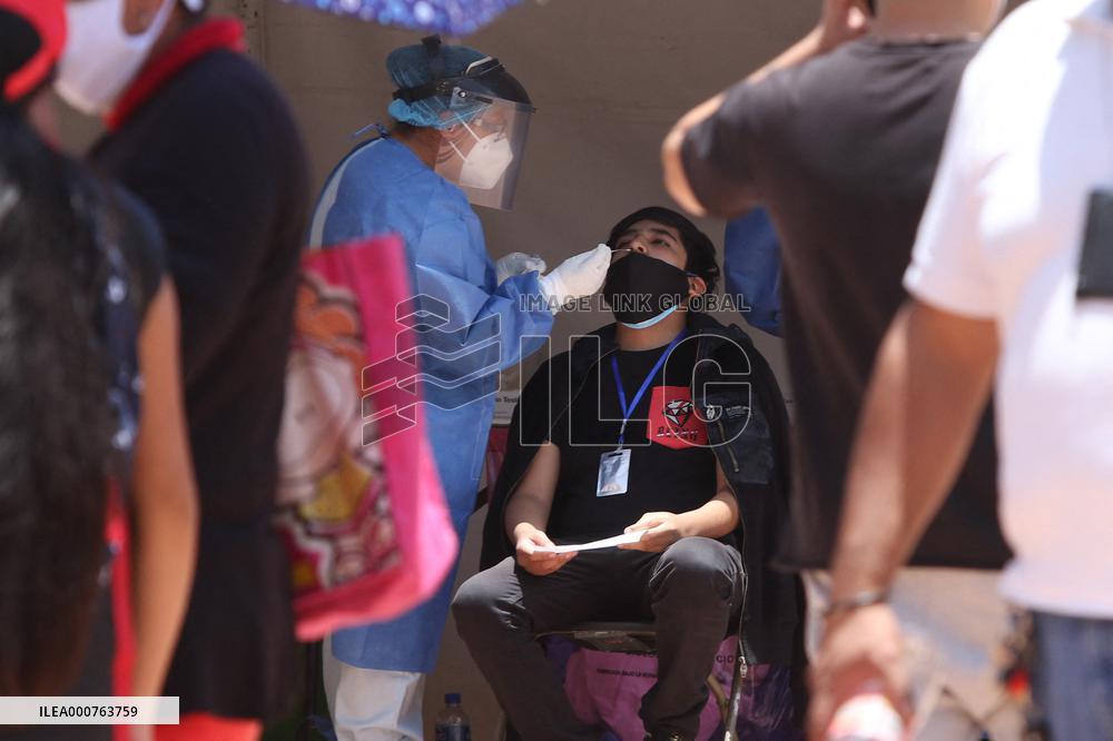 Covid-19 testing in Mexico City