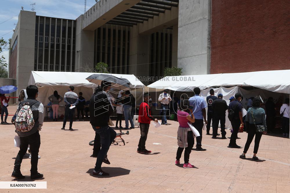 Covid-19 testing in Mexico City