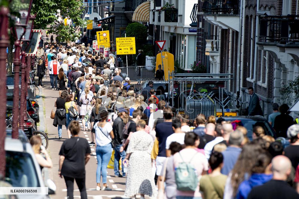 People Pay Final Tribute To Peter R. de Vries - Amsterdam