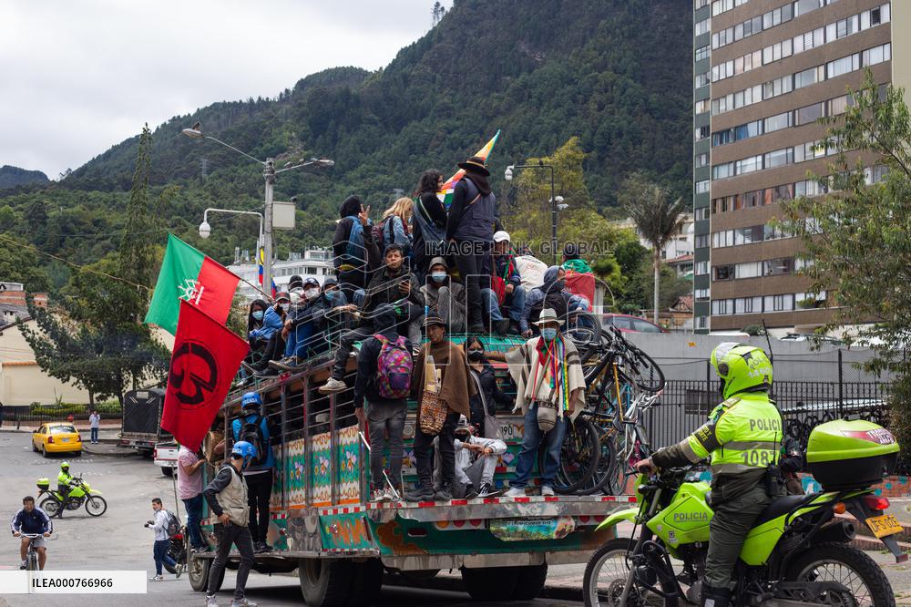 Anti-Government Protest Amid Colombia's Independence Day