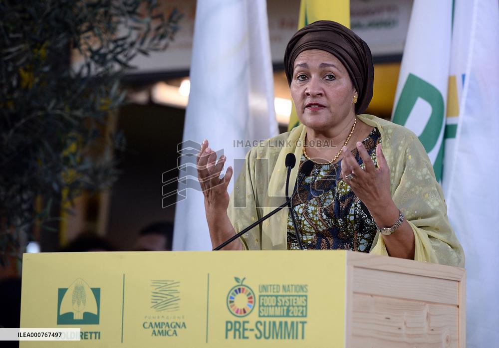 UNs Deputy Secretary-General, Amina J. Mohammed in Rome