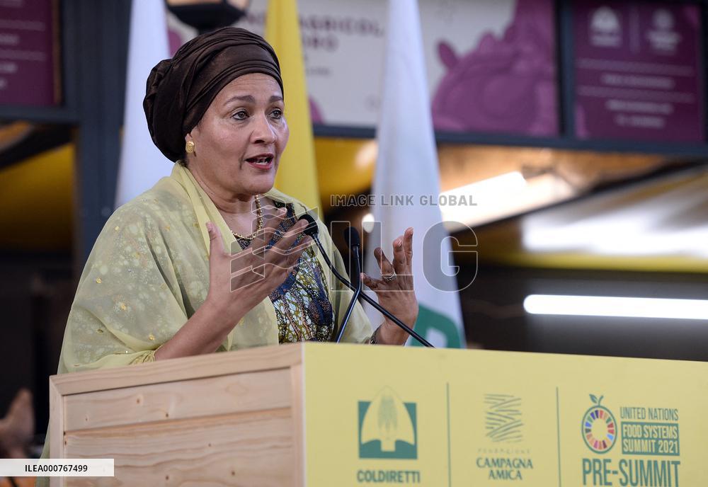 UNs Deputy Secretary-General, Amina J. Mohammed in Rome