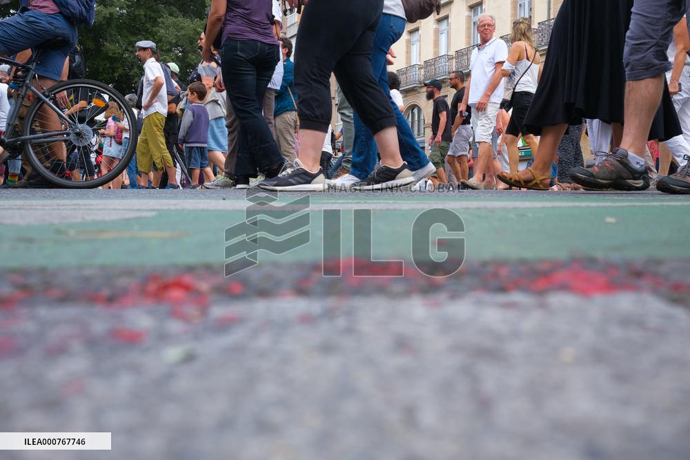 Anti-Sanitary Pass Demonstrations - Toulouse