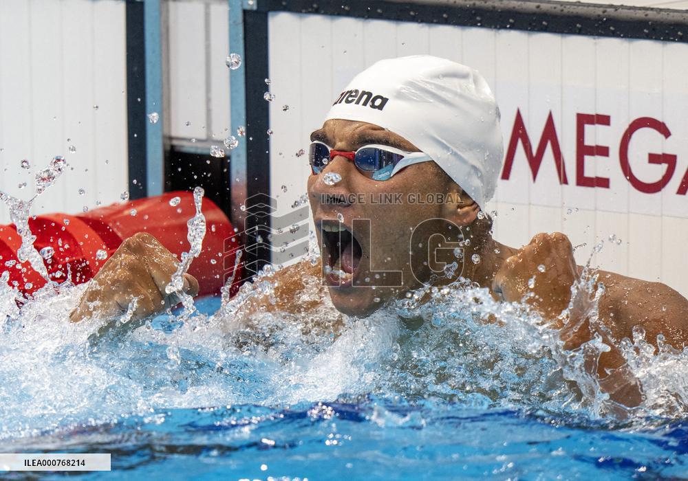Tokyo Olympics - Ahmed Hafnaoui Of Tunisia Wins The Men's 400M Freestyle Final