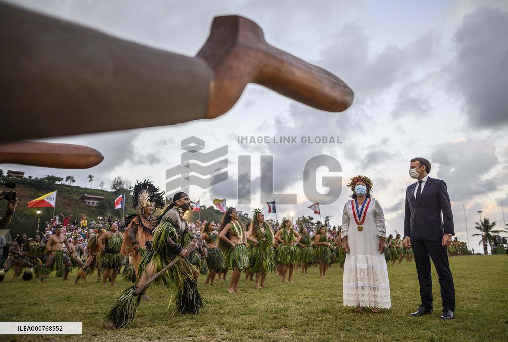 Emmanuel Macron - Marquesas Islands