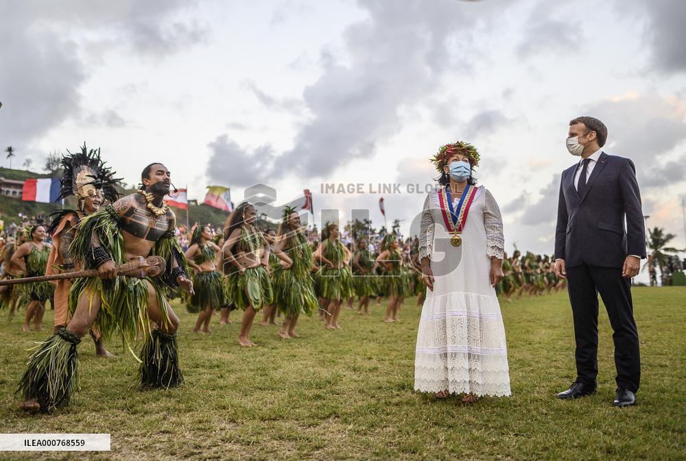 Emmanuel Macron - Marquesas Islands