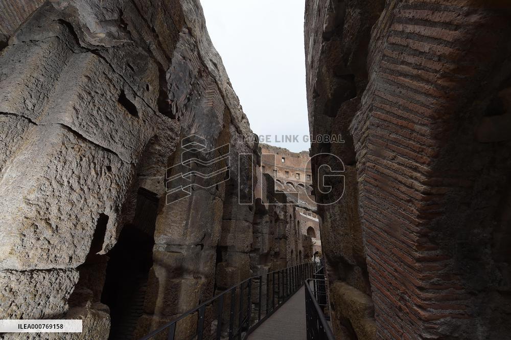 Colosseum's underground levels restored - Rome