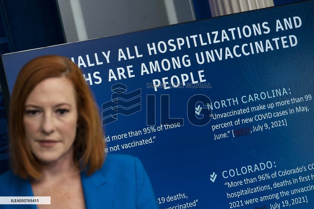 White House Press Secretary Jen Psaki Daily Breifing