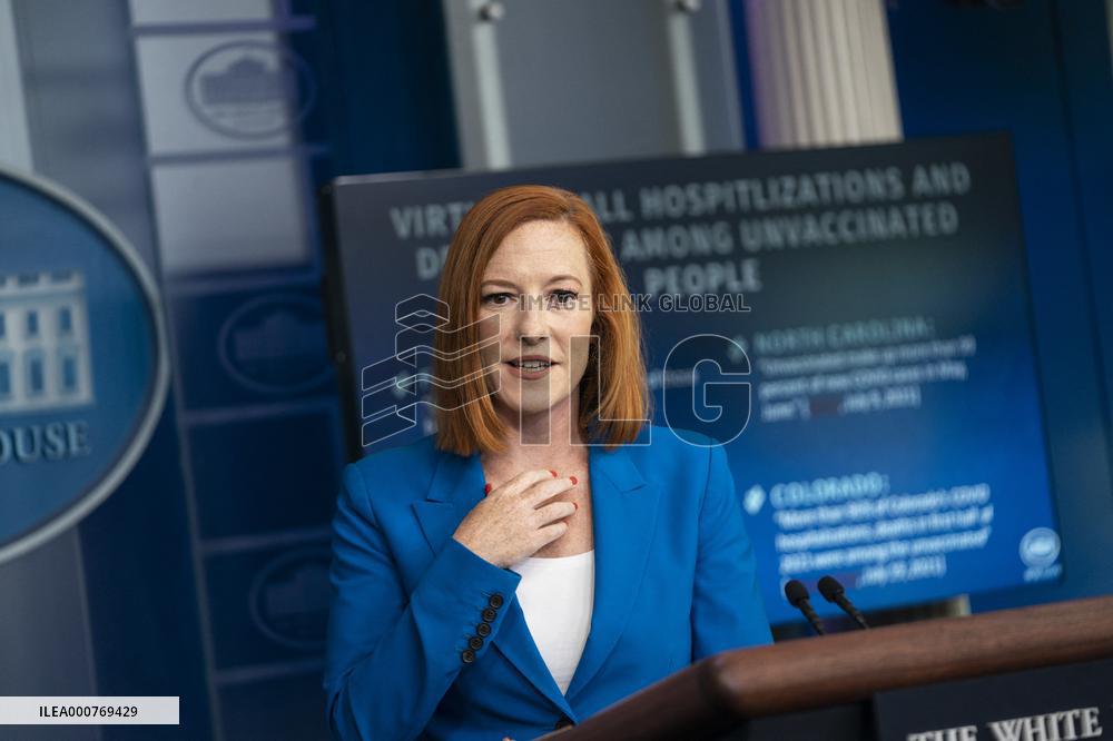 White House Press Secretary Jen Psaki Daily Breifing