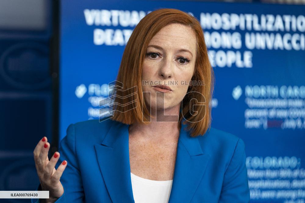 White House Press Secretary Jen Psaki Daily Breifing