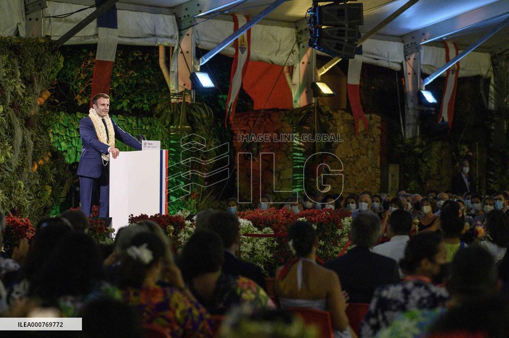 Emmanuel Macron - speech - Papeete