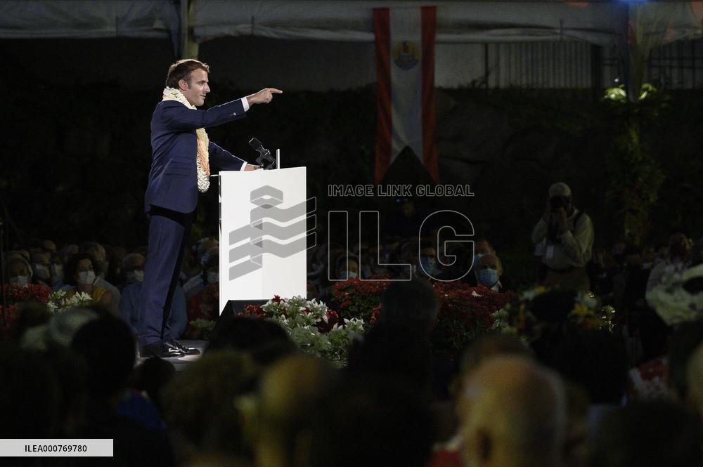 Emmanuel Macron - speech - Papeete