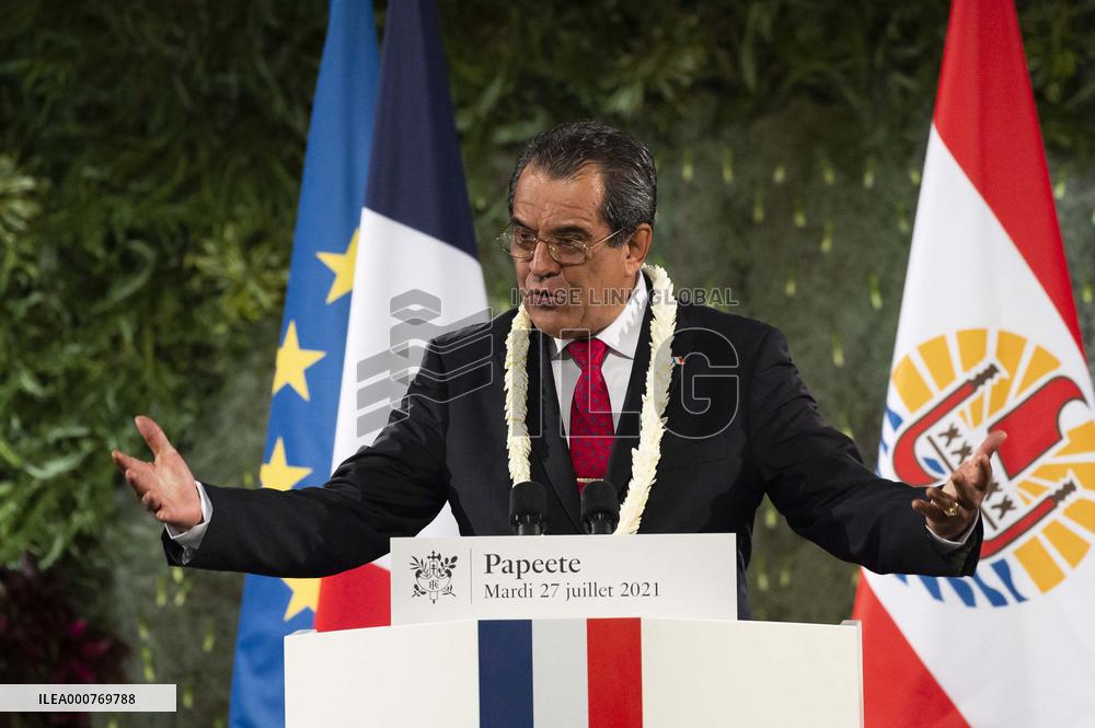 Emmanuel Macron - speech - Papeete