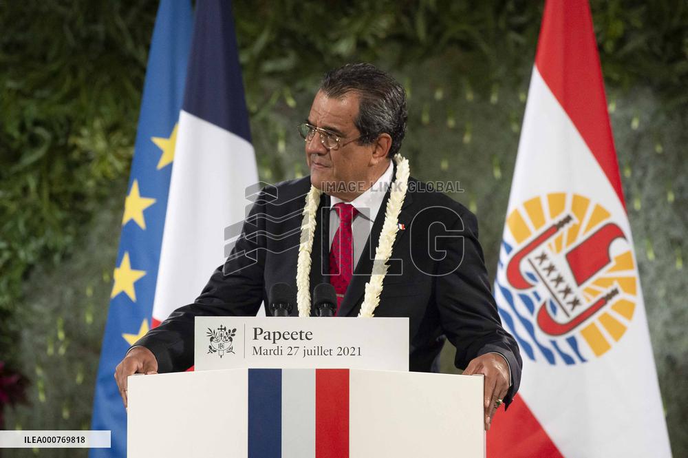 Emmanuel Macron - speech - Papeete