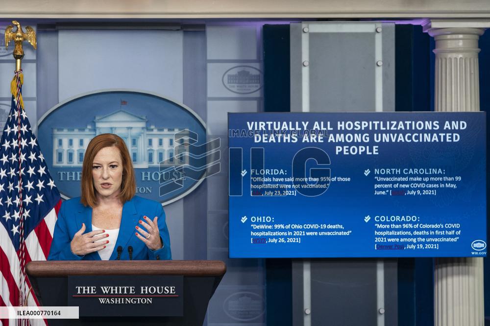 White House Press Secretary Jen Psaki Daily Breifing
