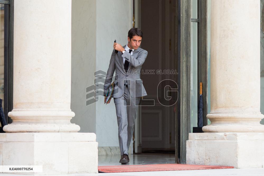 Council Of Ministers Meeting At The Elysee Presidential Palace Nb