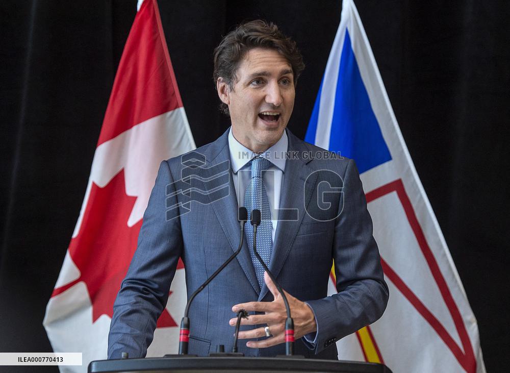 Justin Trudeau Visit To St John's