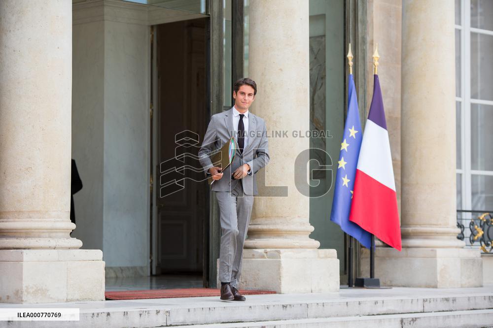 Council Of Ministers Meeting At The Elysee Presidential Palace Nb