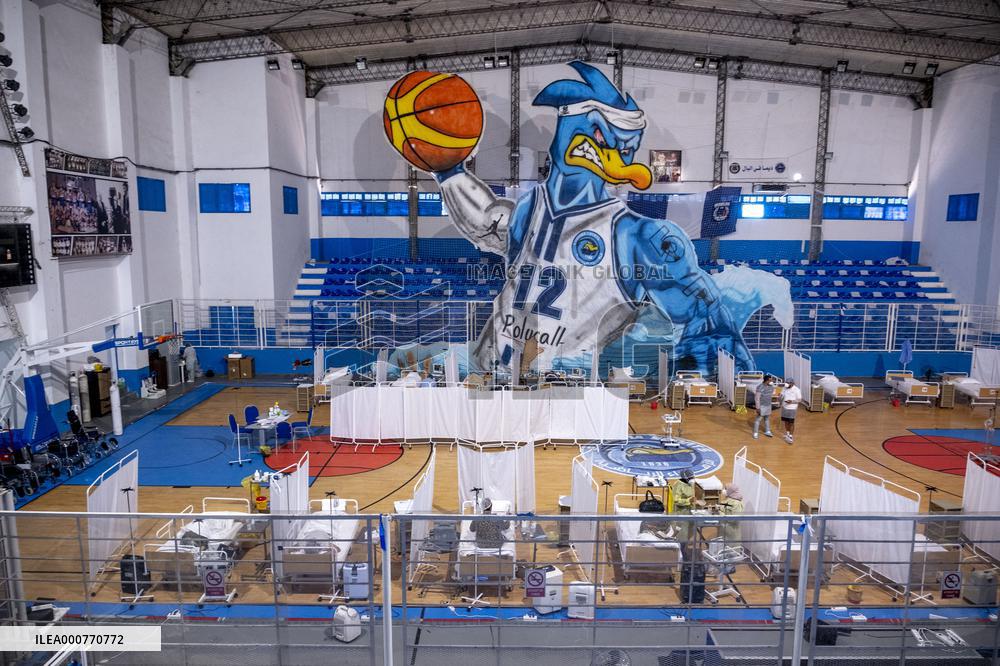 Covid-19 crisis at field hospital in Ezzahra