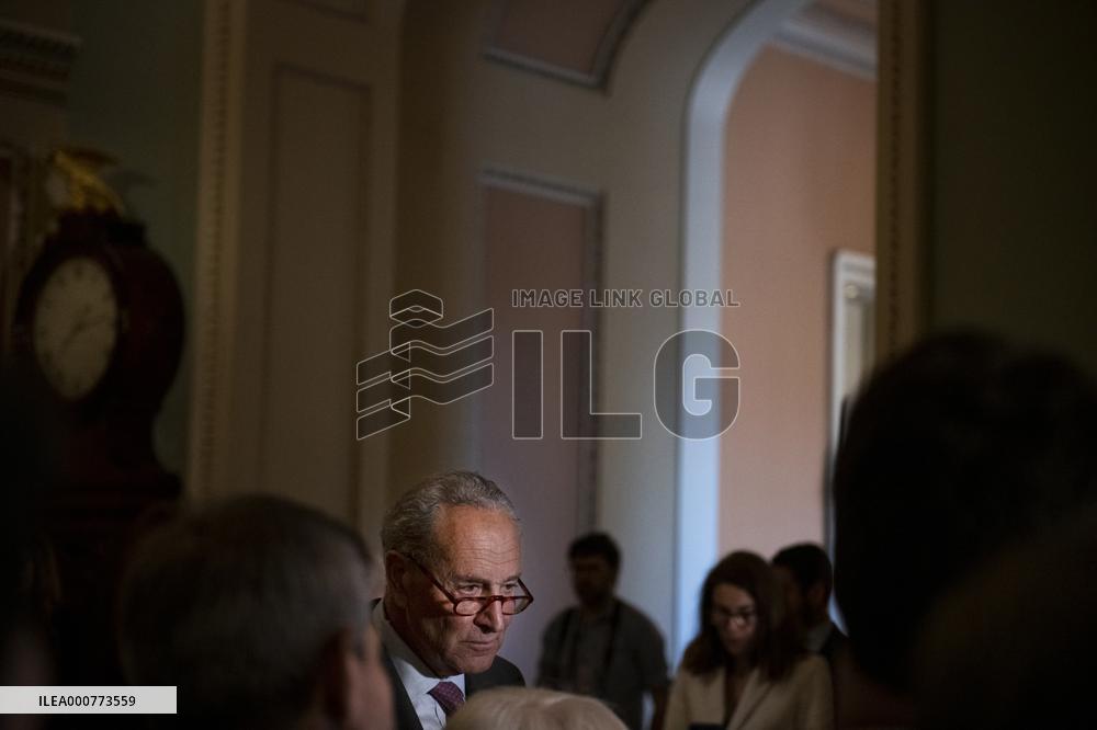 Senate Democrat Luncheon Press Conference - Washington