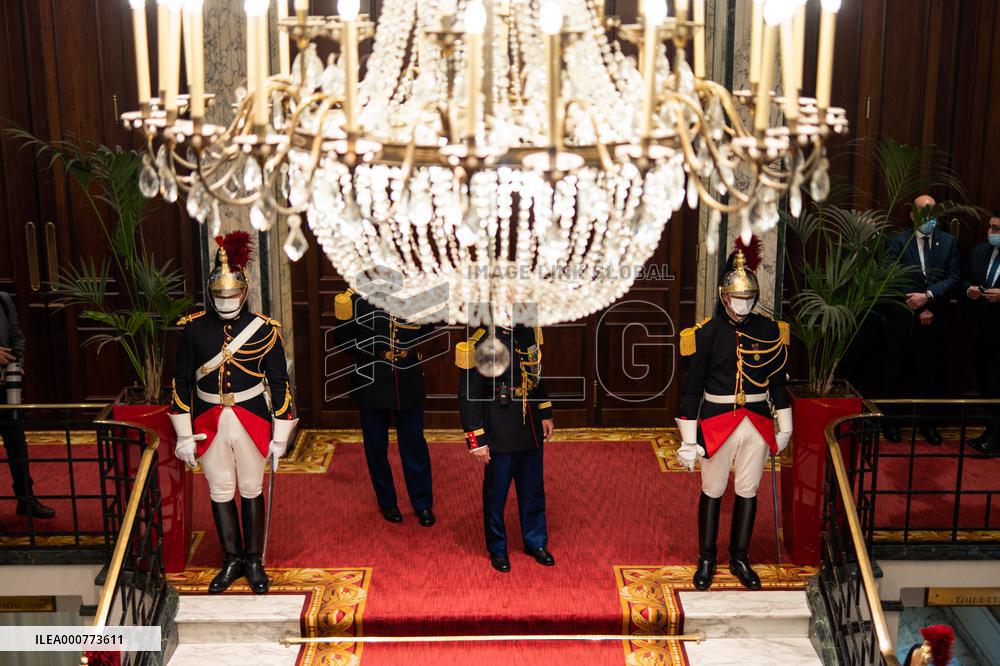 President Macron Addresses To France's Armed Forces - Paris