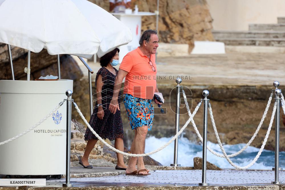 Oliver Stone At Eden Roc - Antibes
