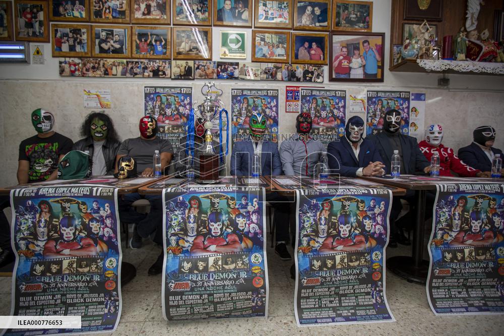 Wrestling Event Press Conference - Mexico