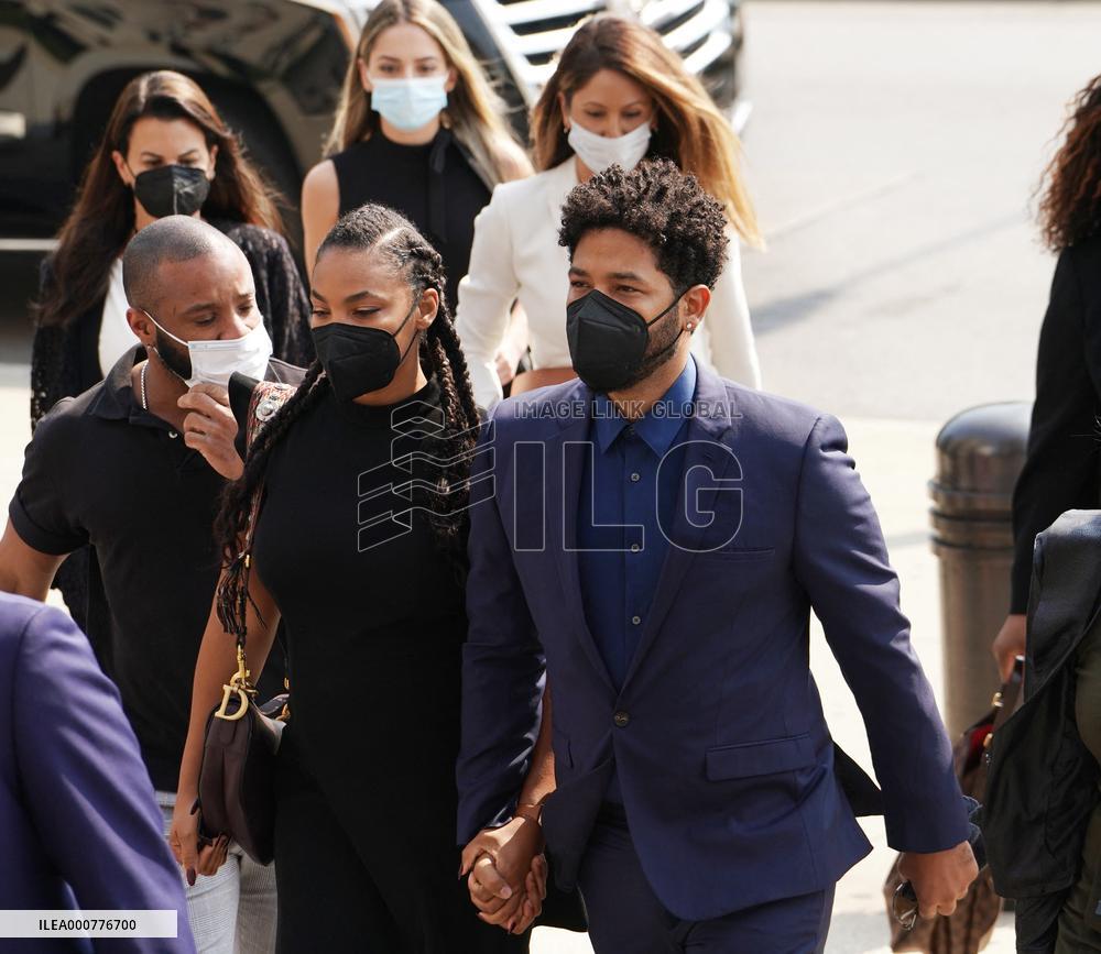 Jussie Smollett Court Appearance - Chicago