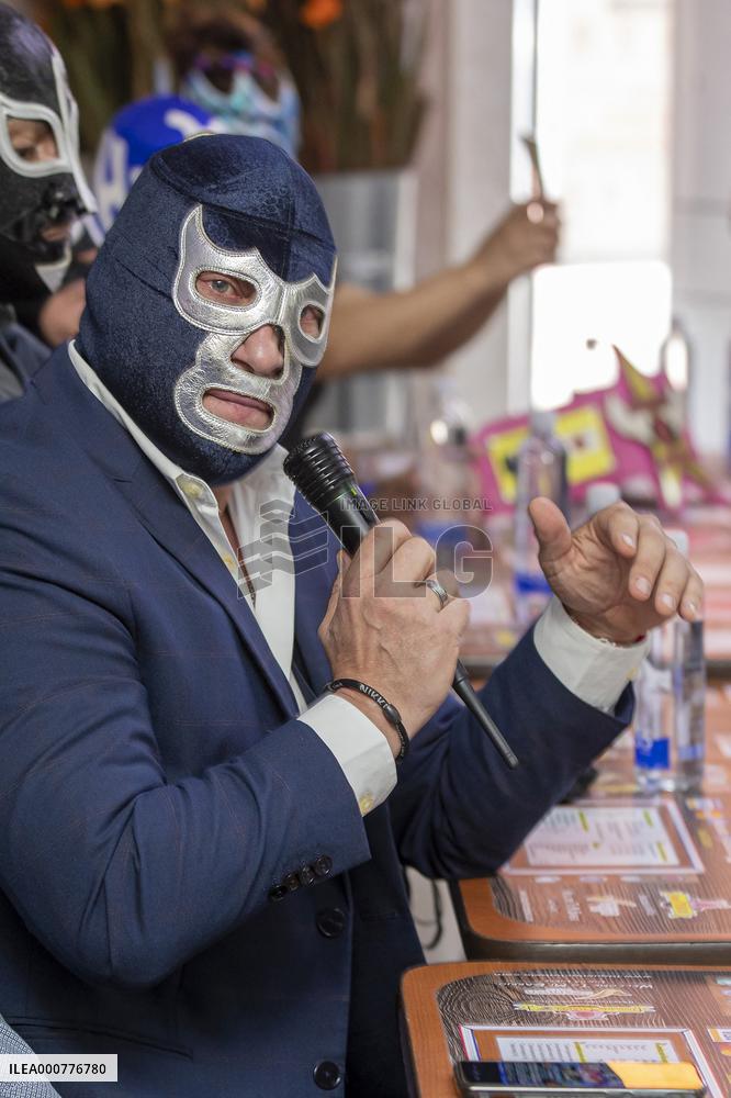 Wrestling Event Press Conference - Mexico
