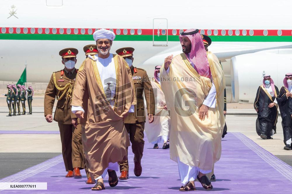 Sultan Of Oman's First Visit To Saudi Arabia