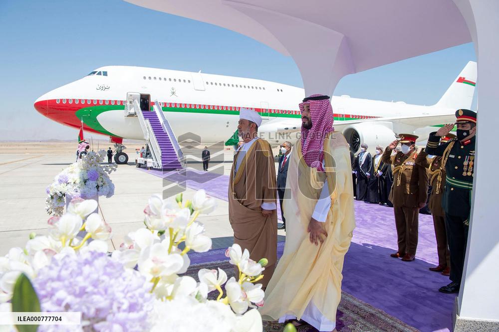 Sultan Of Oman's First Visit To Saudi Arabia