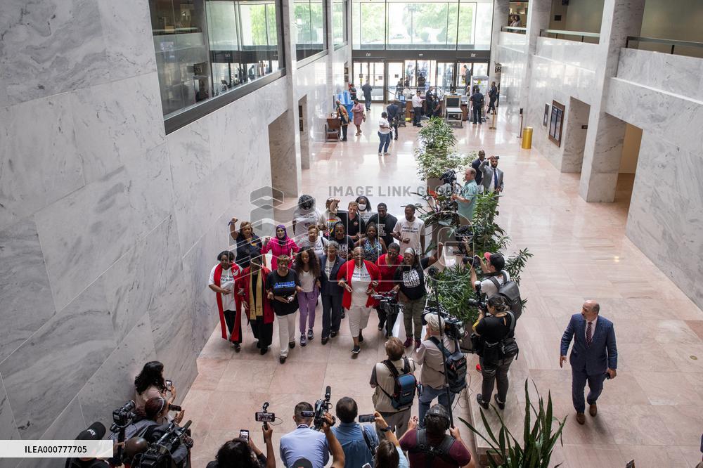 Protest For Voting Rights At The Senate - Washington