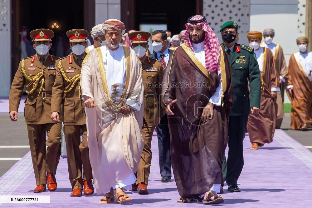 Sultan Of Oman's First Visit To Saudi Arabia