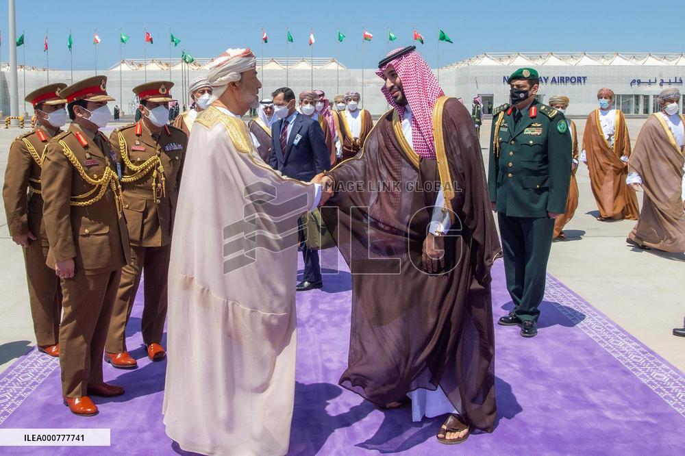 Sultan Of Oman's First Visit To Saudi Arabia