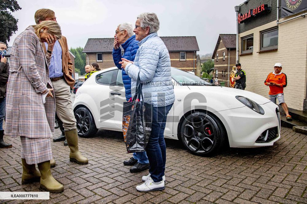 Royals Visit Those Affected By Floods - Netherlands